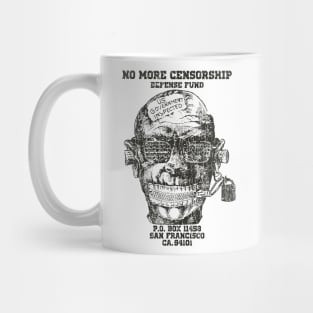 No More Censorship Defense Fund 1985 Mug